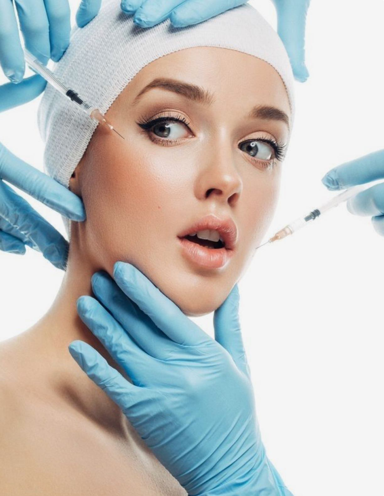 تغير شامل 10 ابر فلر وجه مع ابرتين شفايف مع ابرة بوتكس